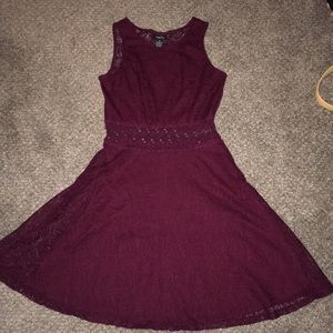 Maroon dress